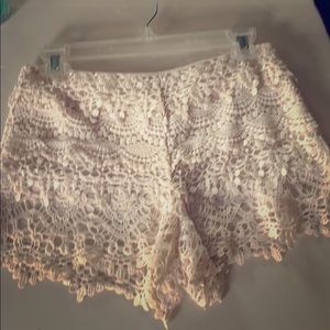 High Waisted Zip Back Shorts